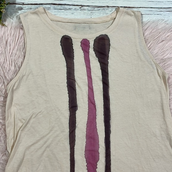 Archiviob Italy Knitting Club Watercolor Graphic Muscle Tank - Picture 6 of 9